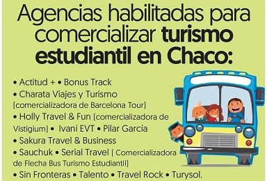 Turismo informa cuales son las agencias para viajes estudiantiles